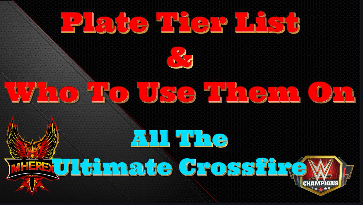Cross break Ultimate Plates Tier List &amp; Who Should Use Them With Gameplay youtu.be/GvLu8QGe57c?si… via <a href="/YouTube/">YouTube</a> <a href="/WWEChampions/">WWE Champions</a> <a href="/GuersansGaming/">Guersan</a>