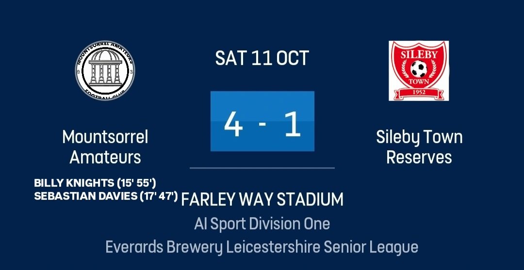 Mountsorrel Amateurs FC (@mountsorrelafc) on Twitter photo 