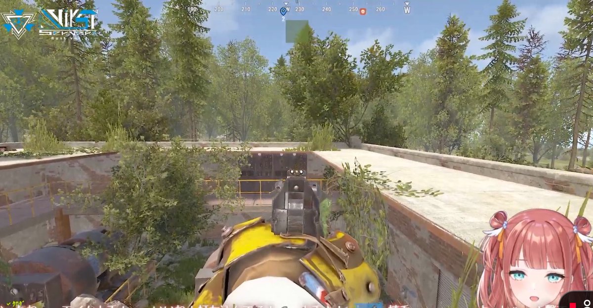 70no25's tweet image. 師匠のおかげで闘いに目覚めた組長！
ボス戦中！
#えまにこり
 #VirSTserverRust
