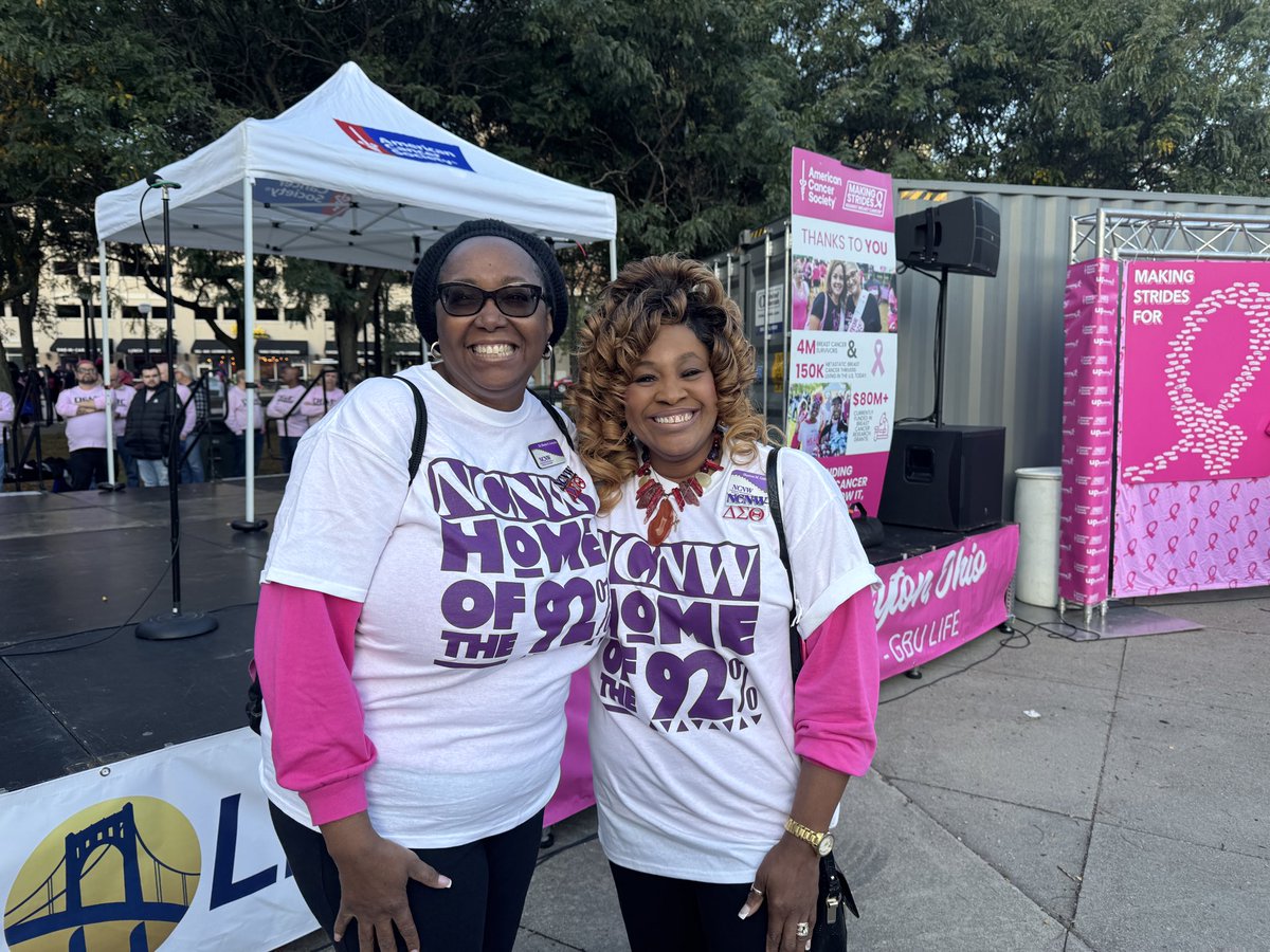 GEnrightWHIO's tweet photo. I had the BEST time this morning at the @AmericanCancer #MakingStridesAgainstBreastCancer #GreaterDayton event. Thousands of people gathered at #DayAirBallpark. Here's to prevention, early detection, and research! π©·@whiotv https://t.co/PKCvIbwwFA