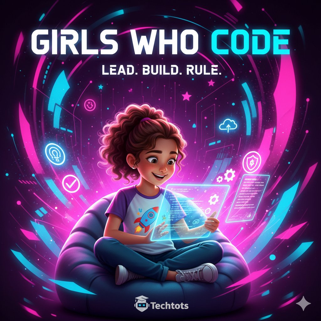 TechTotsGen's tweet image. Girls in tech aren’t the future  they’re the present.  
From tiny fingers on keyboards to bold ideas shaping tomorrow, we’re raising world changers. 💻💥  
#InternationalDayOfTheGirl #TechTots #GirlsInSTEM #DigitalNatives #CodeLikeAGirl