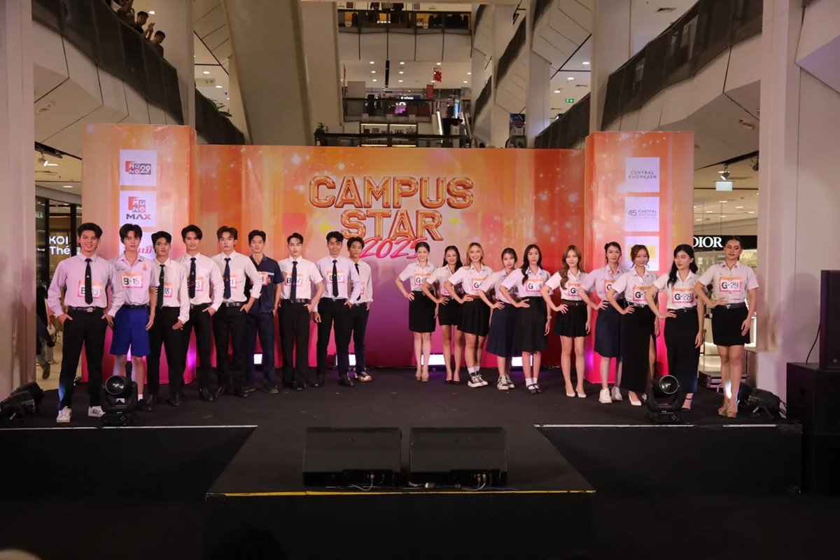 mononewsth's tweet photo. โฉมหน้าผู้ผ่านเข้ารอบ 20 คน แล้วมาลุ้นกันในวันพรุ่งนี้ว่าใครจะได้เป็นตัวแทนภาคอีสาน 🤩🌟
#CampusStar2025 #CampusStar
#MONO29 #Monomax #E29
#CentralKhonkaen #CentralPattana
#ฮานามิ #TIPlife #siriwellness https://t.co/g9aWIgmpGg