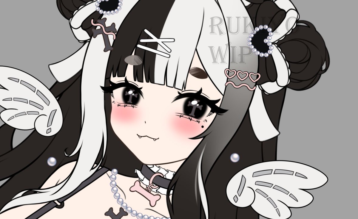 PNGtuber Wip~ 
#ArtCommission