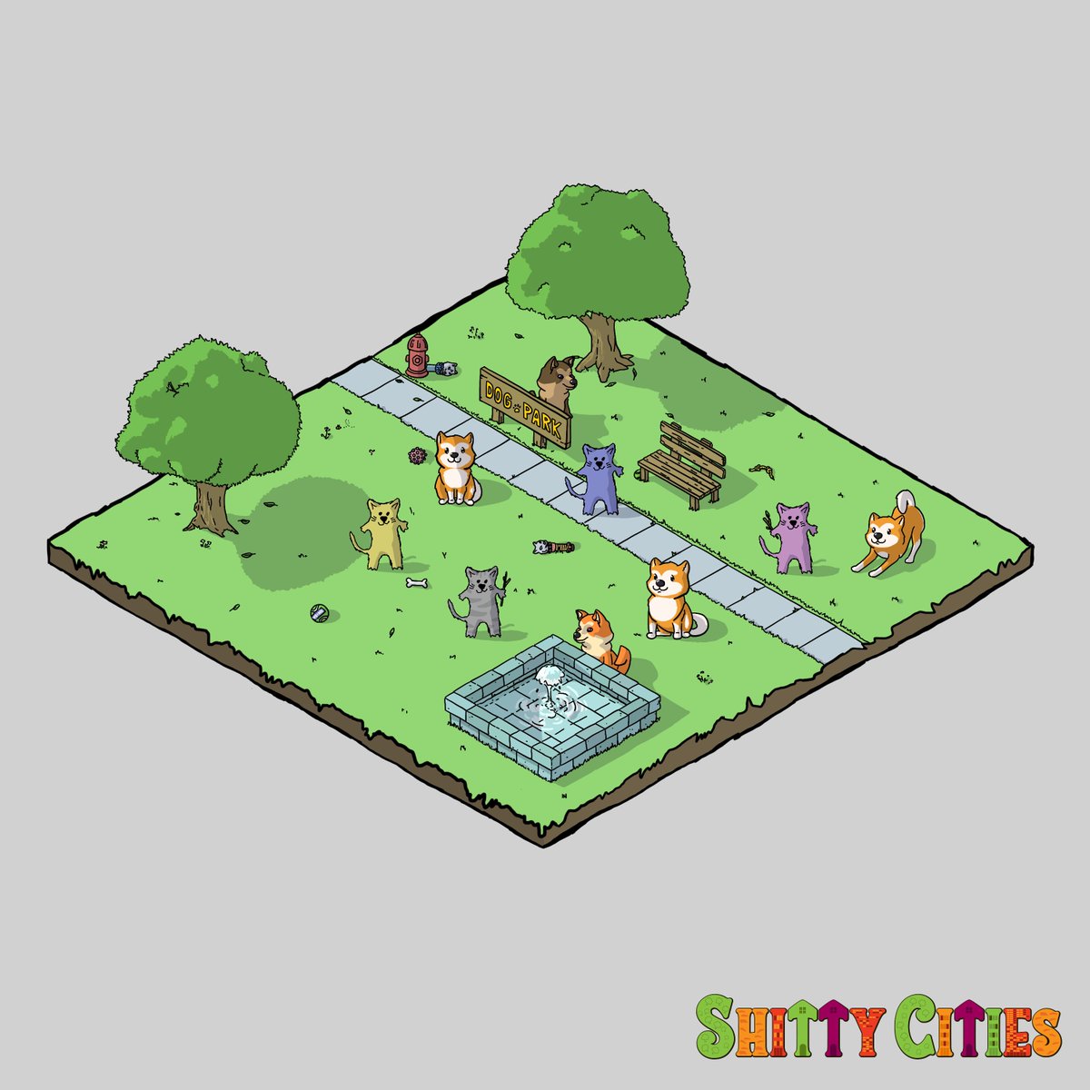 StMichael94240's tweet image. Won this "Akita dog park" collab shitty city block redeeming a Hearth treasure box on the Heepow site.
@MHeepow
#algorandnfts
#shittycityblock
