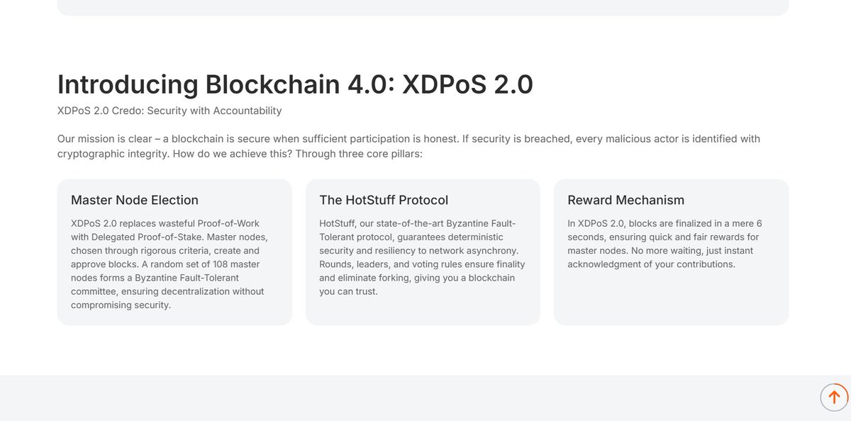 oliverj99568578's tweet photo. ⚡ Zero Downtime. Zero Delays. 100% Performance.
XDPoS 2.0 isn’t just an upgrade — it’s the heartbeat of the @XDCNetwork 💠
Blazing-fast, rock-solid, and built for real trust in #Web3.
Because speed is easy. Stability is power. 🔥
#XDC #XDPoS #Blockchain #Web3 #Solana #Crypto https://t.co/kn4sk1IQMm