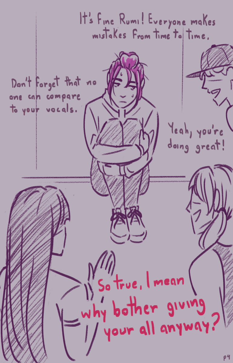 TomatoJuzz_'s tweet image. She's finally here!!! a predebut #rumira comic!!!
This was supposed to be for #RuMiraWeek2025 but it took way longer than expected lmao #KPOPDEMONHUNTERS
(1/5)