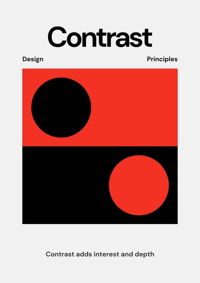 pietrobaudin's tweet image. contrast - design principles
