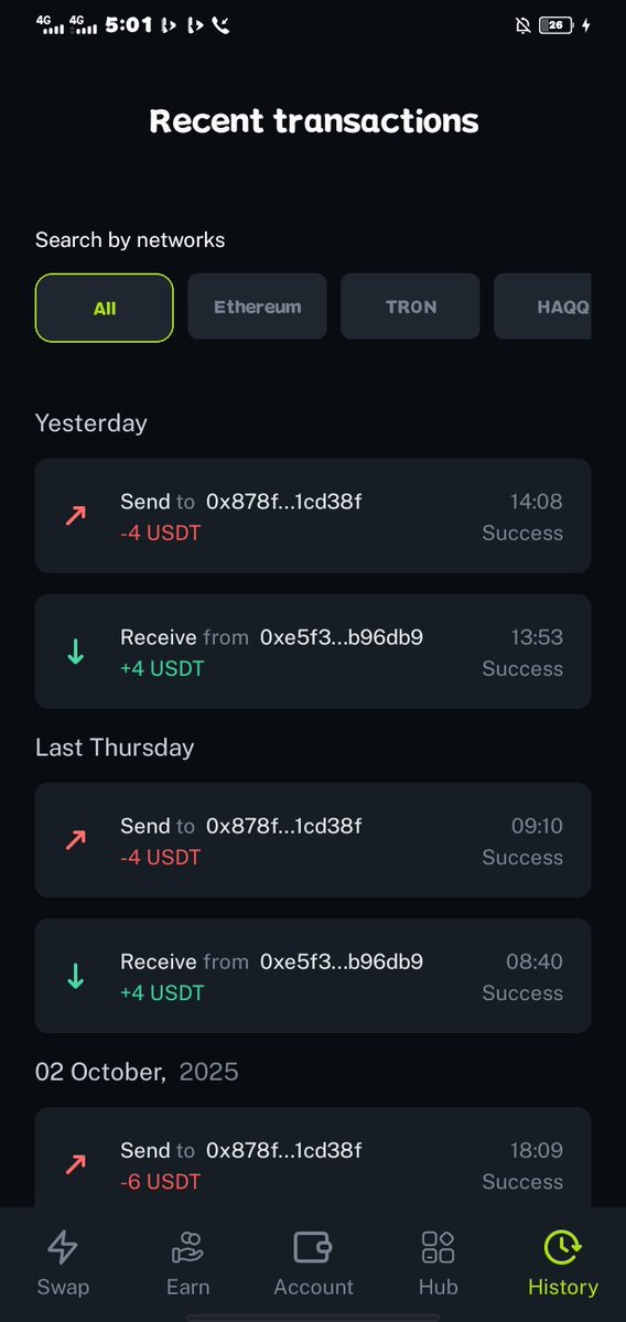 MKILANI11's tweet image. I have really enjoyed using the Haqabi wallet app. it’s smooth, fast, and truly halal-friendly. 🌙💚
I love how I could register easily with my mobile number and still recover my wallet anytime. Transactions are quick, gas fees are low, and there’s absolutely no ribba.  🚀
