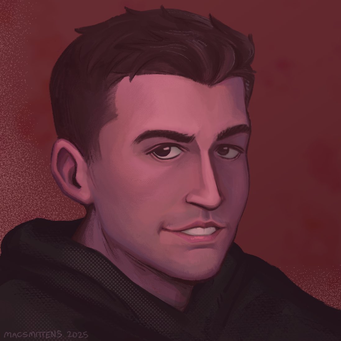 macsmittns's tweet image. was so locked in on drawing this while watching stream last night that i blinked and 3 hours went by #ludwig