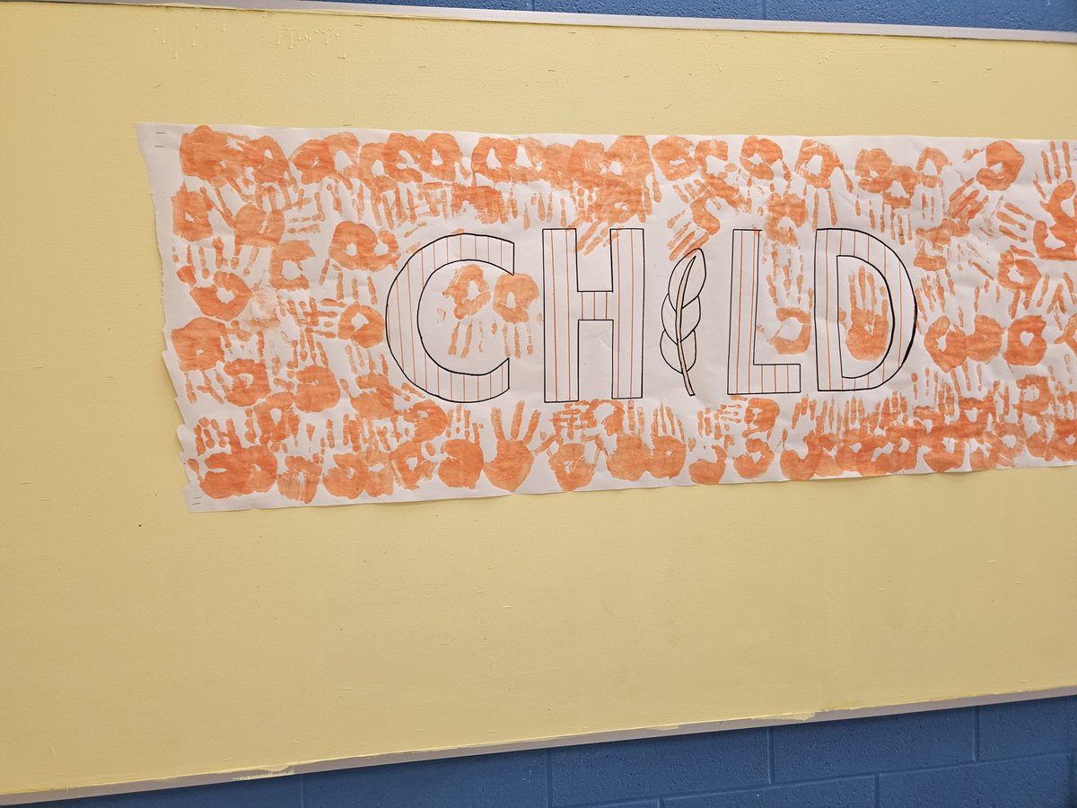 Alkatdsb's tweet photo. Better late than never... All Hands On Deck towards Reconcilliation @AlbionHeights 
Thanks to student leaders in Mr. Ushirode's class to help us make the poster. Gratitude to all participants in the school. https://t.co/EBjmL4DfWh