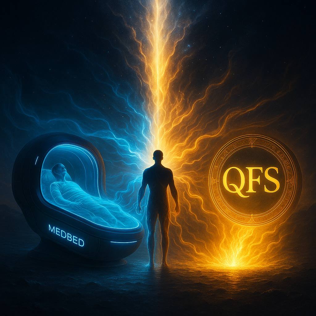 Why humanity needs MedBeds:
- Exhausted by hospitals, pills &amp; surgeries silencing symptoms, not restoring health
- Tired of pain, medication cycles, disease &amp; debt traps
MedBeds smash disease, rebirth harmony. #MedBedsForHealing