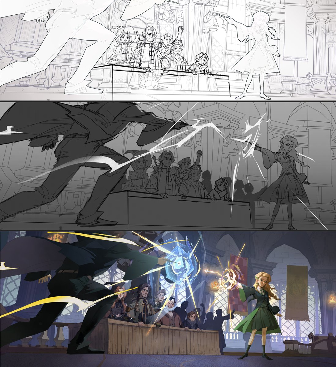 cocointhejar's tweet image. Illustration I made for Harry Potter: Magic Awakened #freelancing #illustration #artwork #digitalart