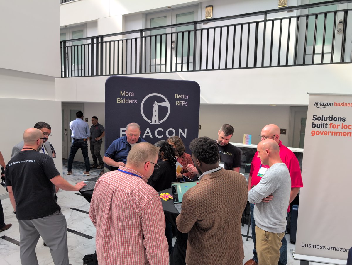 BeaconBid's tweet photo. We are headed home from an exceptional IAPPO 2025 Fall Conference! Huge thanks to IAPPO Board, attendees, and DoubleTree Downers Grove for an amazing event. Appreciation to all who stopped by our booth for live demos &amp; joined Joseph Harry for “Easy, Accessible E-Procurement.” https://t.co/joNA2ukwZG