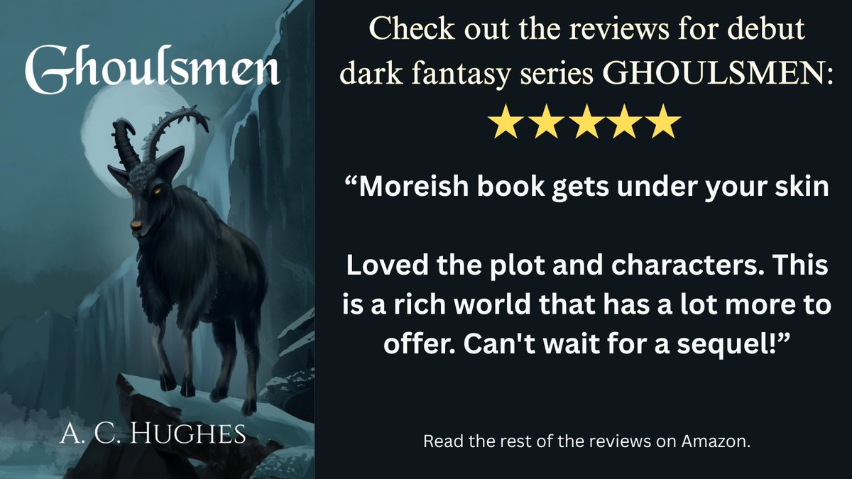 ghoulsmen's tweet image. Love high fantasy stories that grow and grow until everything comes together in a spectacular finale? Start reading #DarkFantasy series GHOULSMEN today, and discover your next favourite fantasy world. amzn.eu/d/ftIeWWG
#booktwt #indieauthor #fantasy #debut