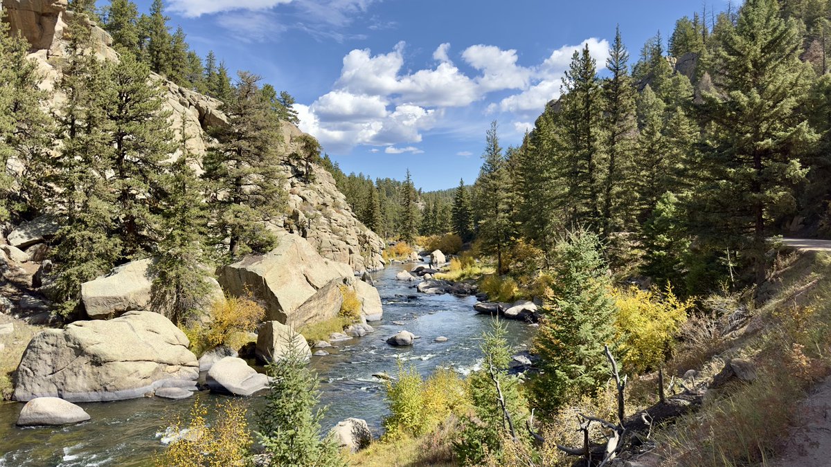 davidwattsjr's tweet image. Beautiful colors of Colorado in the fall.