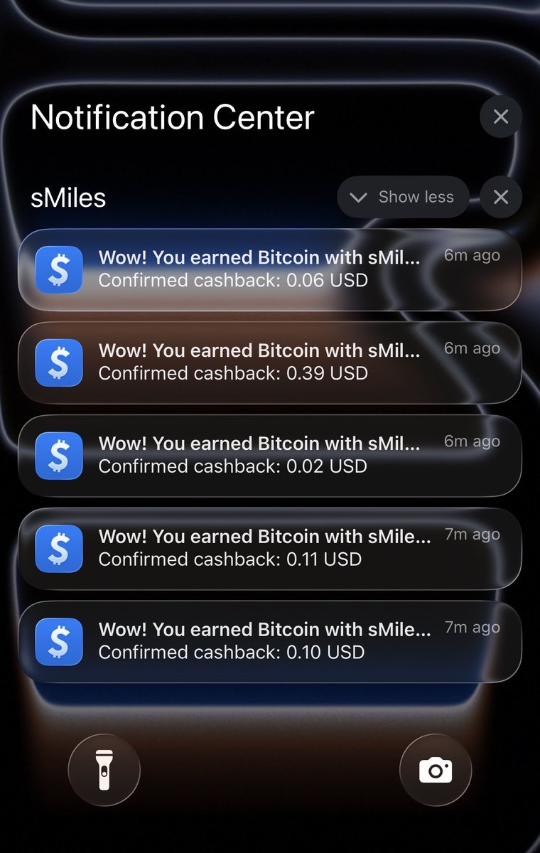 danberezovsky's tweet image. Used the @smilesbitcoin app and bought a couple small items. Got Bitcoin cashback + the usual card benefits. It’s fun and easy to stack daily Bitcoin rewards with sMiles!