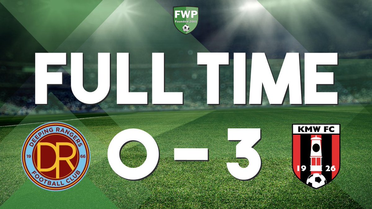 FT: Deeping 0 v 3 KMW

Sacha Markelic ⚽️
Kole Lambert ⚽️
Natty Peters ⚽️

A great away day for Ants boys at Deeping to keep the run going 🔴⚫️