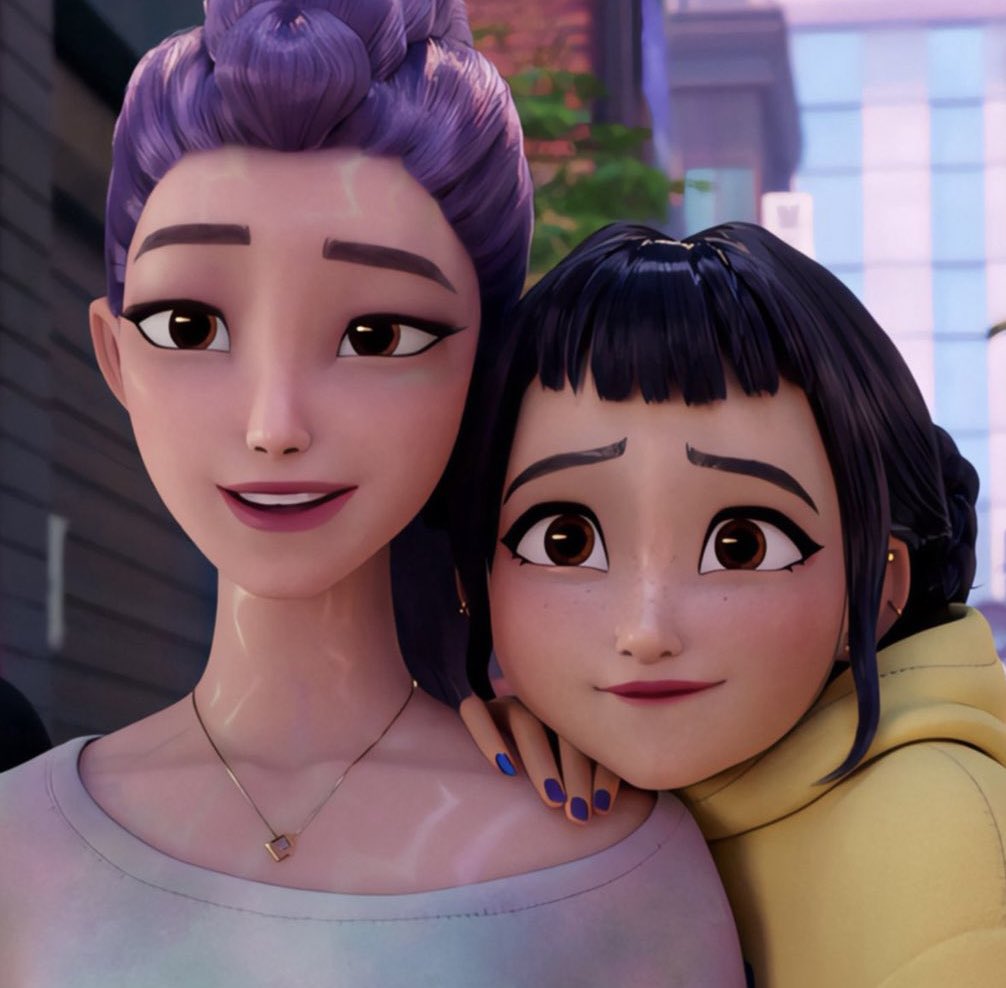 mirasdemons's tweet image. rumi’s shoulder is a magnet in every universe