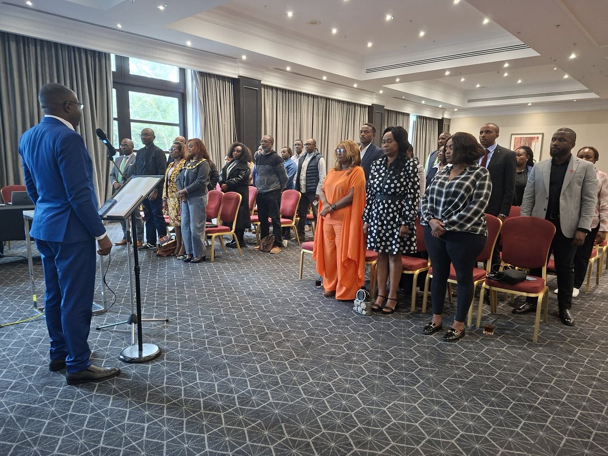 ChamsMedia's tweet photo. HE. Amb. Catherine Karemu, Kenya's High Commissioner in London has arrived at the 34th Daring Abroad Investment Forum gracing it as Chief Guest.  

@AlexChamwada @RickOkinda @ChamsAdventures
#DaringAbroadForums #BeyondRemittances https://t.co/1HS2W5ok3z