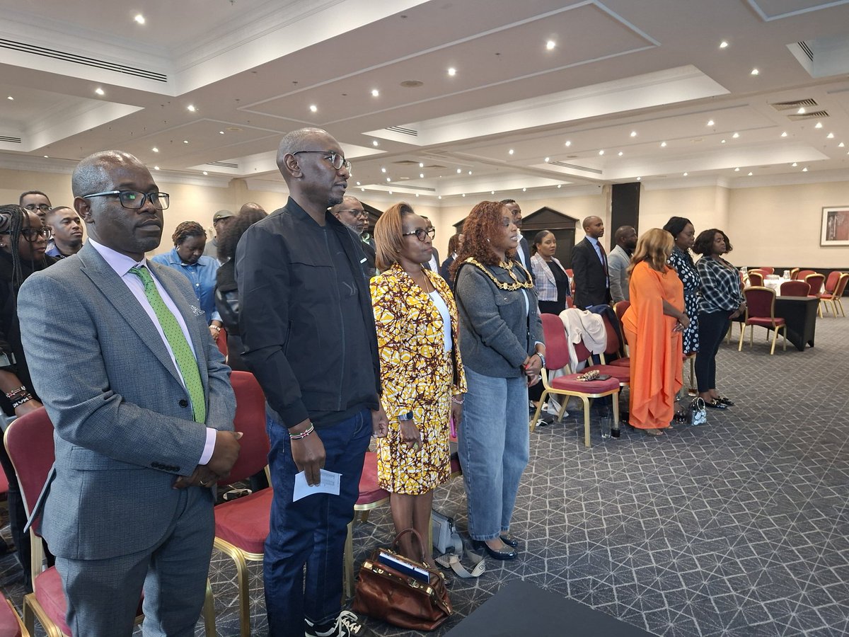 ChamsMedia's tweet photo. HE. Amb. Catherine Karemu, Kenya's High Commissioner in London has arrived at the 34th Daring Abroad Investment Forum gracing it as Chief Guest.  

@AlexChamwada @RickOkinda @ChamsAdventures
#DaringAbroadForums #BeyondRemittances https://t.co/1HS2W5ok3z