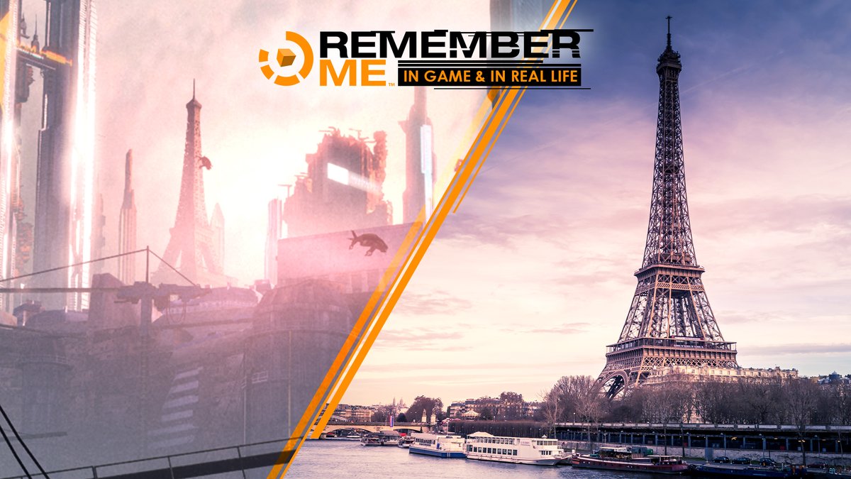 DONTNOD_Ent's tweet image. Neo-Paris, 2084: Slum 404 at dusk, Eiffel Tower at twilight, Sacré-coeur stairs at sunrise. Follow Nilin’s journey in real life!