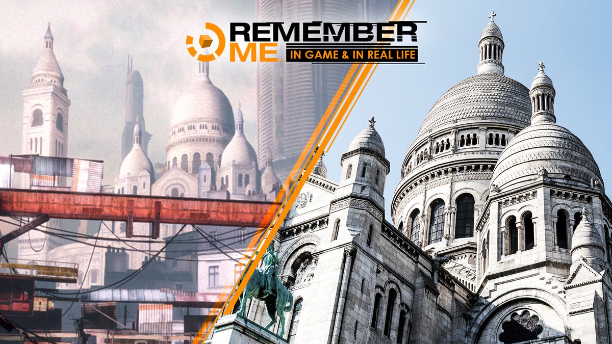DONTNOD_Ent's tweet image. Neo-Paris, 2084: Slum 404 at dusk, Eiffel Tower at twilight, Sacré-coeur stairs at sunrise. Follow Nilin’s journey in real life!