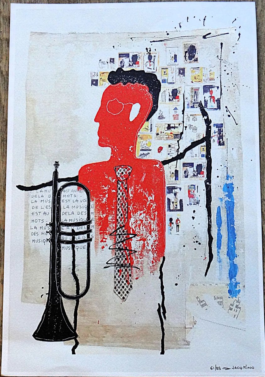 marieartcollec1's tweet image. Signed Jacq Kino Trumpet Player Lithograph #61/99 - Vibrant Music Art, French Print #TrumpetPlayer  #NeoExpressionism #FrenchArt
 marieartcollection.etsy.com/listing/181548…