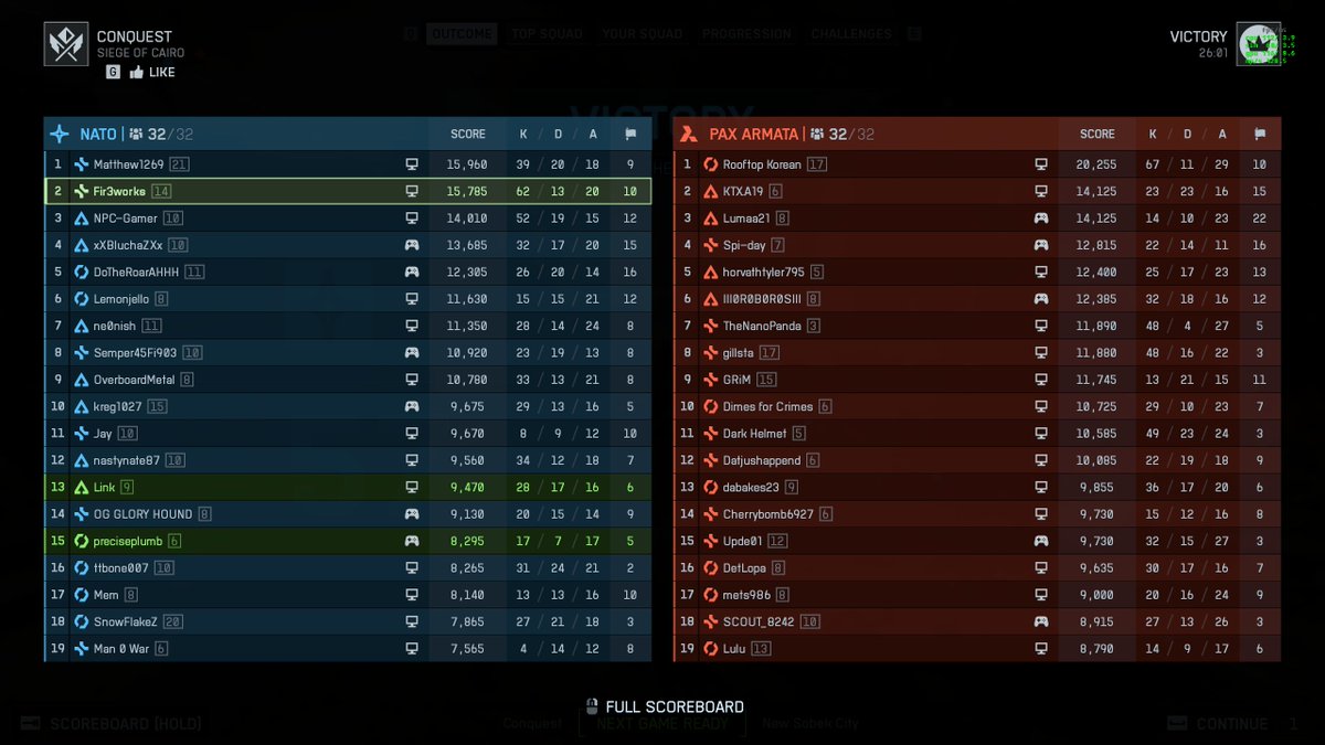 Fir3Work's tweet image. 1st 60 elim game in Battlefield 6, put the team on my back lol