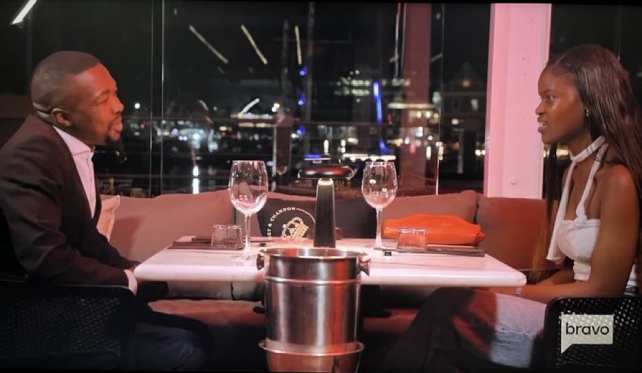 Did he just say sometimes there's a need to cheat? That's hell nooooo #DatingNoFilterSA #BravoAfrica