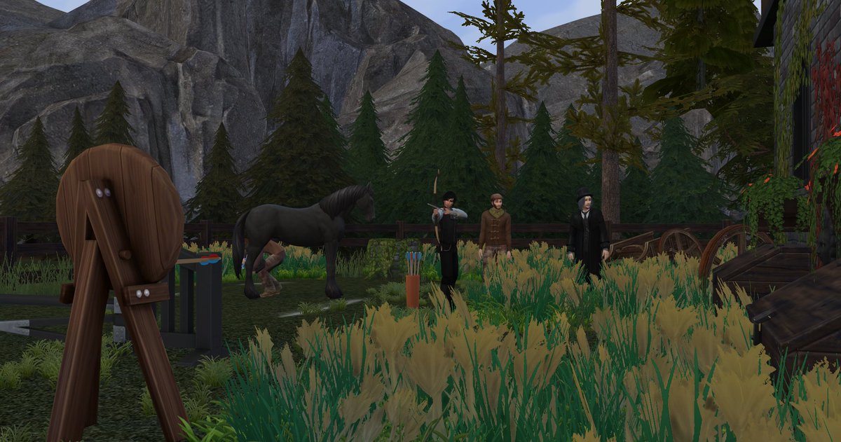 Maintenant il faut que j'analyse et que je réfléchisse sur la façon dont je vais tirer profit du tir à l'arc et des animations que je peux potentiellement récupérer/modifier pour la partie 4 de Sortilège... 🧐