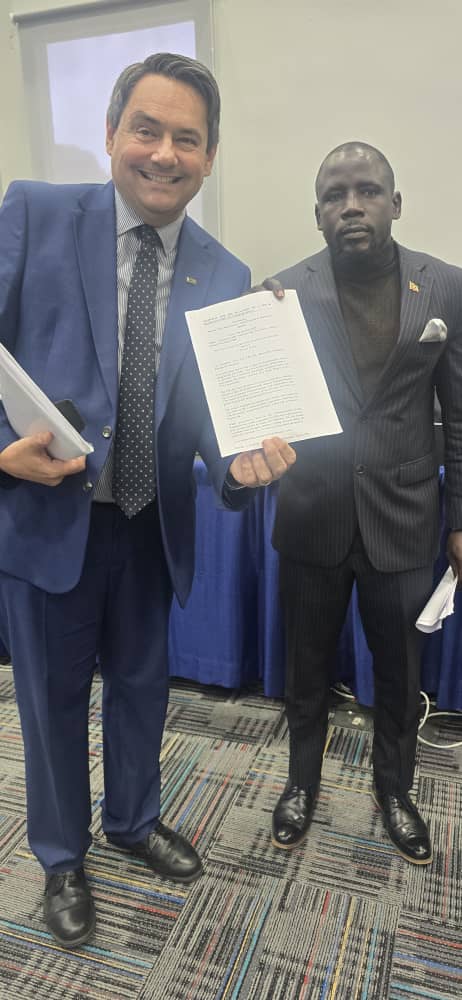 Odoi_YMP's tweet photo. Yesterday at the General Meeting of Commonwealth Parliamentary Association, I presented a petition to the President calling for inclusion of a Youth Branch in the @CPA_Secretariat constitution. This advocates for structural change to further meaningful youth  engagement and.... https://t.co/FEZQBnpbVn