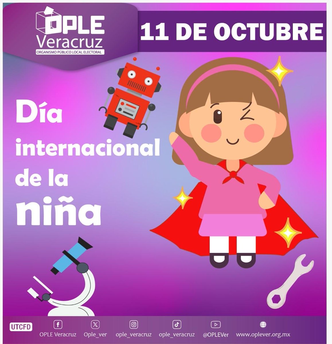 Igualdad de Género OPLEV (@igualdadople) on Twitter photo #EfeméridesOPLEV 🗳️| El 19 de diciembre de 2011, la <a href="/ONU_es/">Naciones Unidas</a> adoptó la Resolución 66/170 para declarar el 11 de octubre de cada año como #DíaInternacionaldelaNiña👧🏻 una fecha para reconocer sus derechos así como promover su empoderamiento y la garantía de sus derechos humanos. #EfeméridesOPLEV 🗳️| El 19 de diciembre de 2011, la <a href="/ONU_es/">Naciones Unidas</a> adoptó la Resolución 66/170 para declarar el 11 de octubre de cada año como #DíaInternacionaldelaNiña👧🏻 una fecha para reconocer sus derechos así como promover su empoderamiento y la garantía de sus derechos humanos.