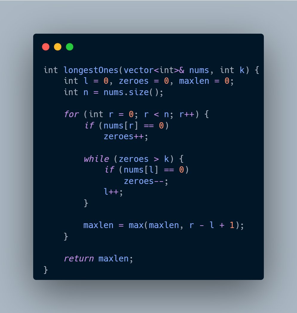 Pratikwebtech's tweet image. ✅ Day 103 of #100DaysOfCode
🧩 DSA: Solved Length of Longest Substring Without Duplicates and Longest Ones problems
🏆 Gave today’s contest
cleared first two, but got TLE in the third (only 3 testcases remained🥲)
#learninpublic