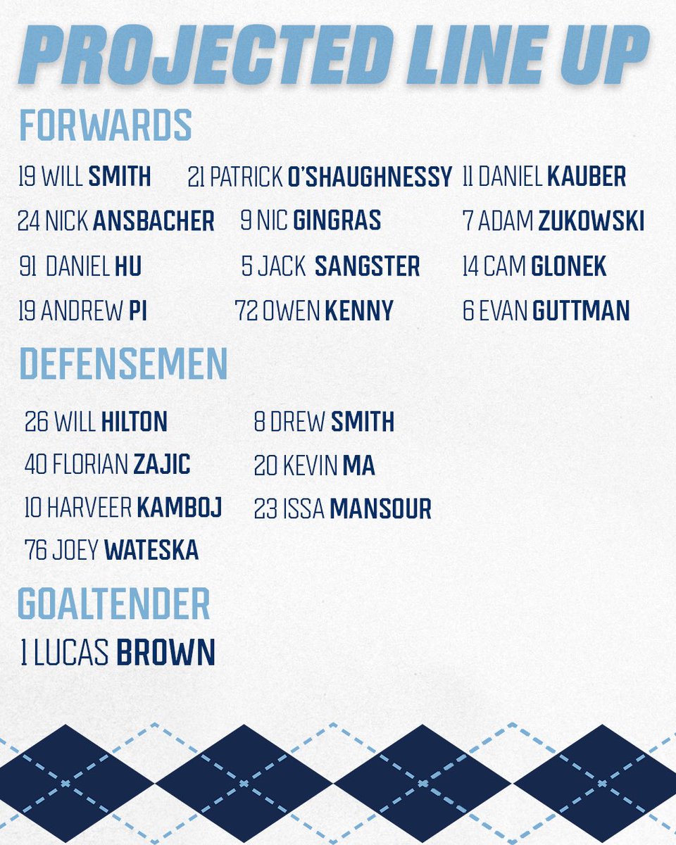 GAME DAY! We are so excited for kids night tonight!! Puck drop is at 5:30 done by @rameses_unc 

Following the game we will have an autograph session with our players!! 

See you there! 

#goheels #acha #acchl #hockey