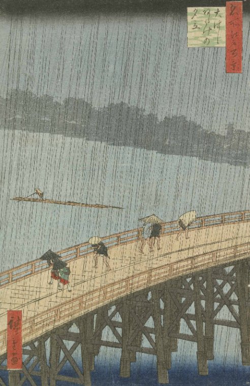 CelineSymbioss's tweet image. Yağmuru resmetmek, çizmek ya da filmde göstermek oldukça zordur. Çünkü yağmur bir görünür, bir kaybolur; yakalamak neredeyse imkansızdır. Ama yaklaşık 150 yıl önce, Hiroshige ve Hasui Kawase ve gibi Japon sanatçılar, yağmurun kendisini değil, hareketini çizmeyi öğrendiler.…