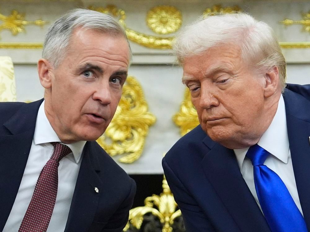 nationalpost's tweet image. With no trade progress, Carney&apos;s meeting with Trump looked like &apos;mutual back-scratching&apos; nationalpost.com/news/canada/wi…