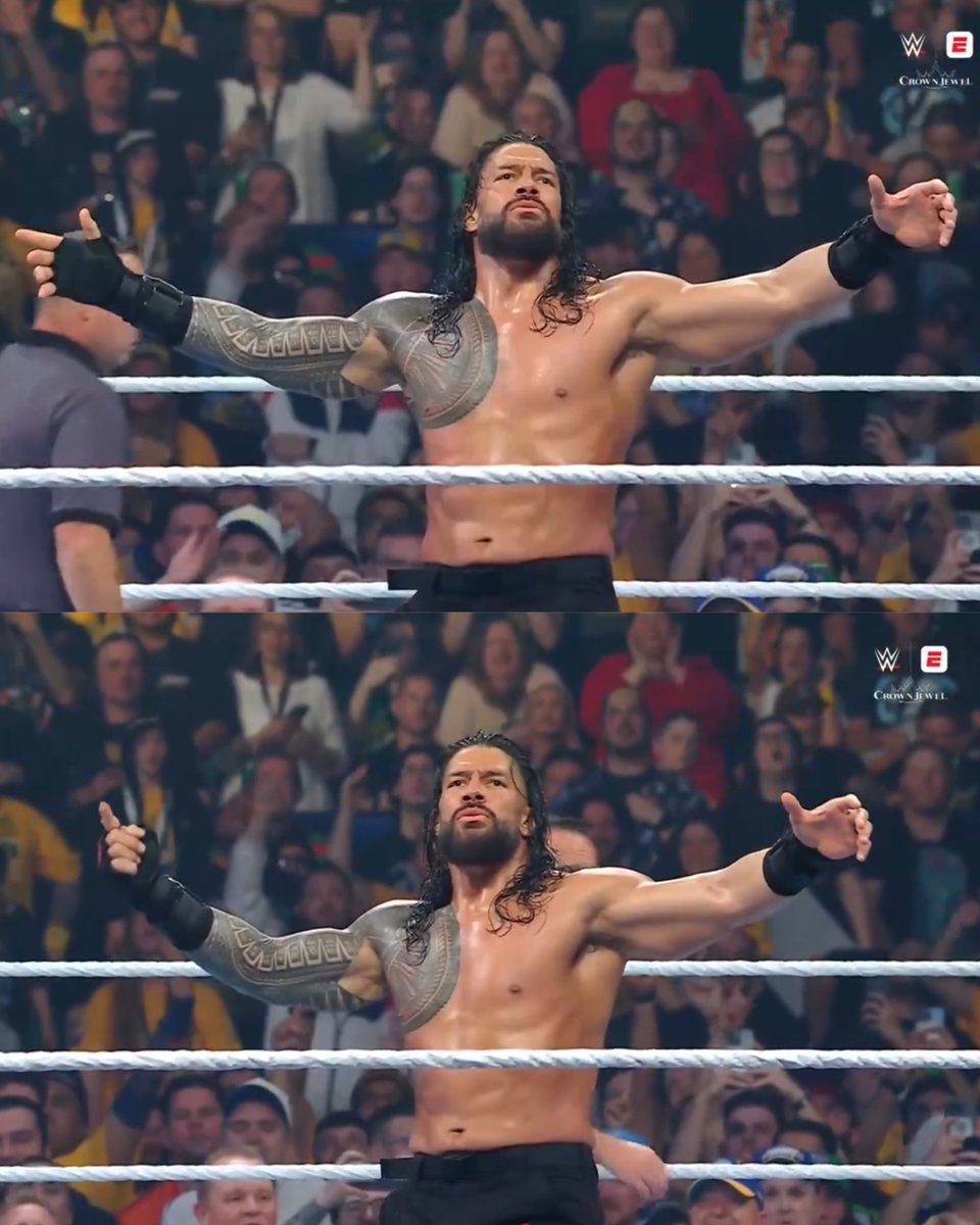 RomanR4Ever's tweet image. When the arms are extra big!
My Tribal Chief☝🏽🔥

#RomanReigns #WWECrownJewel