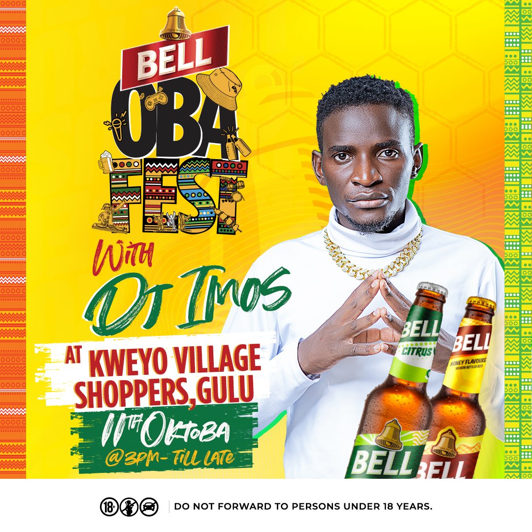 943qfmlira's tweet image. DJ Imos is turning Gulu into a dance floor! Bell Oba Fest is where culture meets rhythm and every drop of Bell Citrus and Honey hits just right. Come for the music, stay for the magic.

 #BellObaFest25
#BellObaFestGulu
#ThisHowWeDo
#BellFlavours #BellCitrus #BellHoney
#Enjoyments