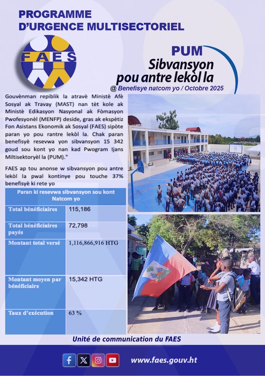 FAES (@faeshaiti) on Twitter photo 