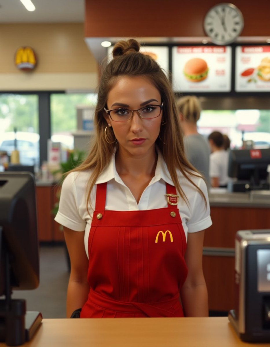 Alphafox78's tweet image. Lauren wants to know if you want fries with that