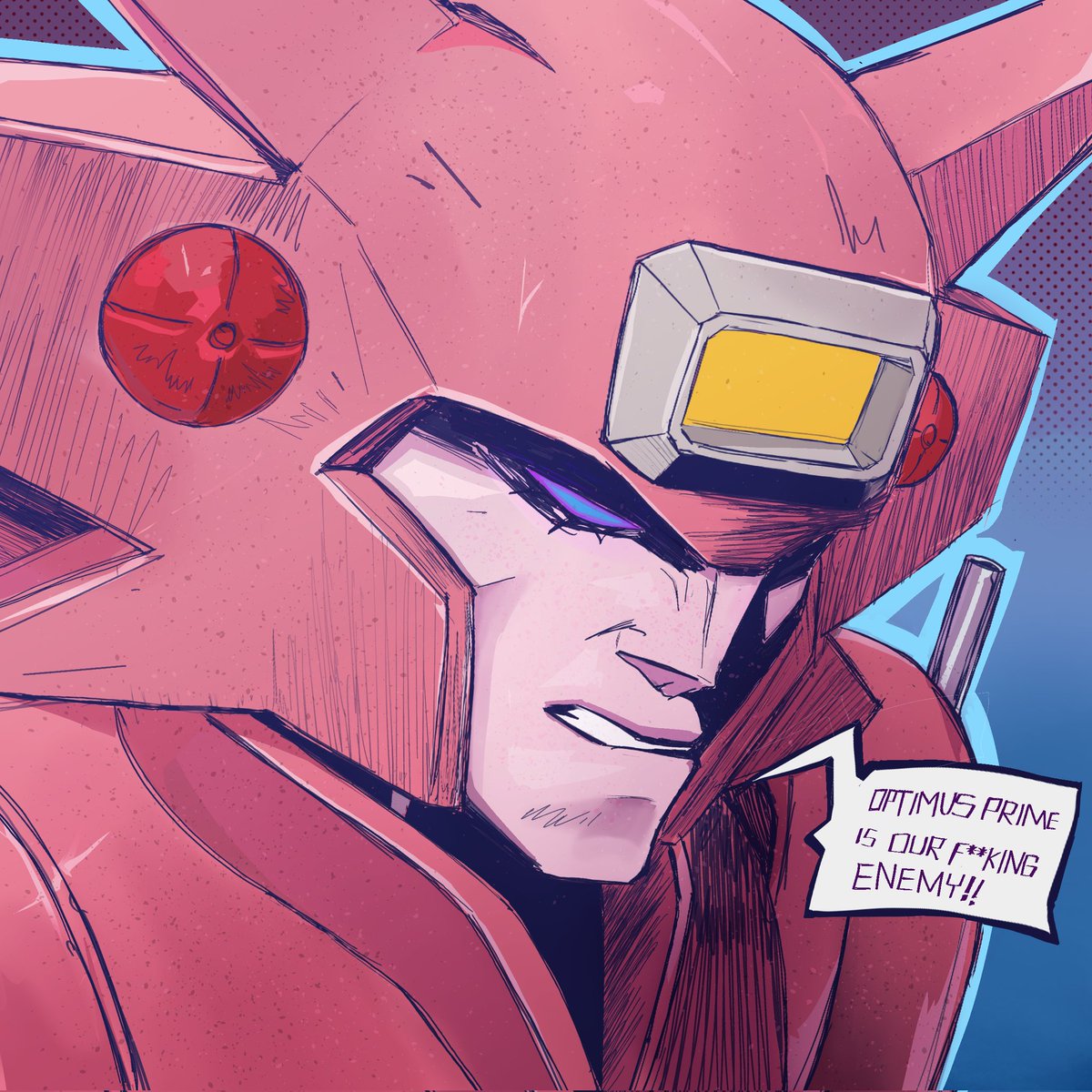 psychodoodlez69's tweet image. Panel redraw from the latest issue #transformersskybound