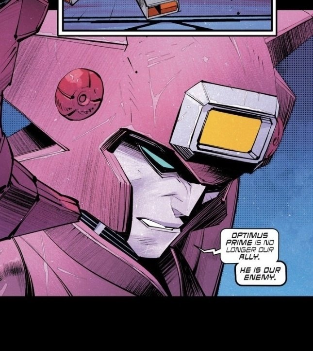 psychodoodlez69's tweet image. Panel redraw from the latest issue #transformersskybound