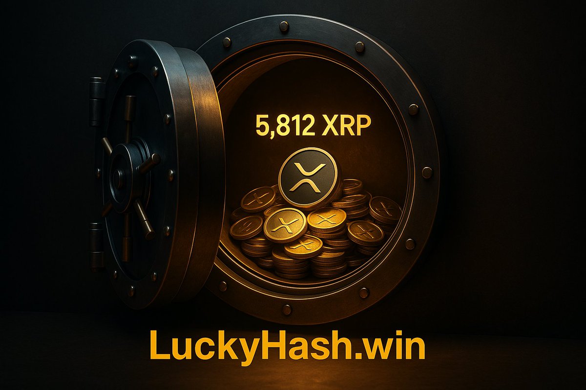 XRPLBagHolder's tweet image. Crypto’s crashing.
Bags down bad.
But guess what’s still up?
The LuckyHash jackpot — 5,812 XRP 💰
It’s cheaper to play now. 🎟
👉🏼 lottery.luckyhash.win/?ref=LHTE1WNO