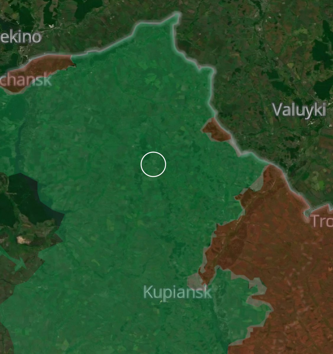 SU_57R's tweet image. 🇷🇺🇺🇦 For the first time in years, Russian forces conducted a strike on the town of Velykyi Burluk, in the Kharkiv region north of Kupyansk. 

This town acts as a major hub for this entire area.