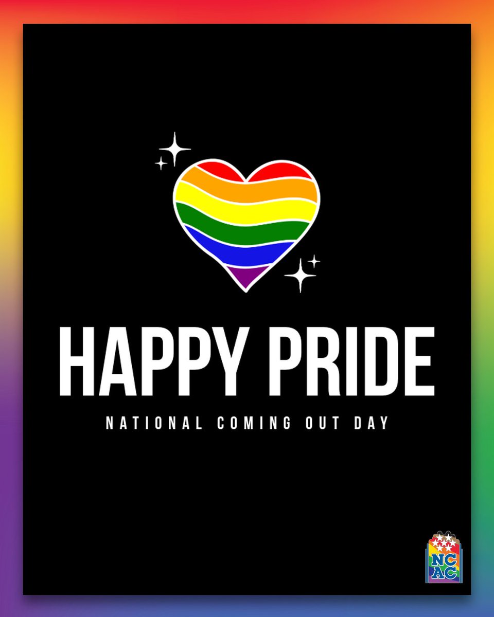 Today and every day, we celebrate authenticity, courage, and love in all its forms. 💙💗🤍

#NationalComingOutDay | #NCACPride | #NCACFamily