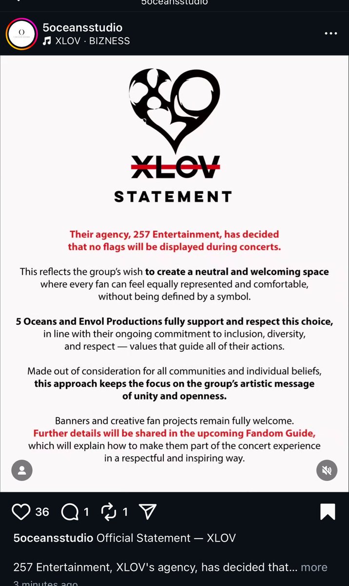 KNews_Brasil's tweet image. #INFO | Anteriormente, a empresa do #XLOV informou para os fãs não levarem bandeiras pros shows e em uma ocasião #Rui tentou pegar uma bandeira LGBT no palco e um staff gritou para que ele nao pegasse, deixando o mesmo visivelmente assustado.