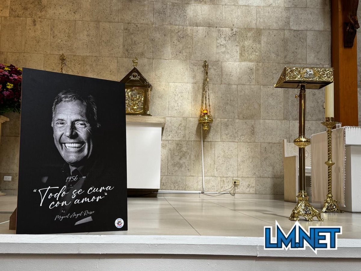 Hoy se celebró una eucaristía por la memoria de Miguel Ángel Russo, organizada por <a href="/millos_colombia/">MILLOS COLOMBIA</a> y en nombre de todos los hinchas de Millonarios. 

Todo se cura con Amor 💙🫂👊🏾