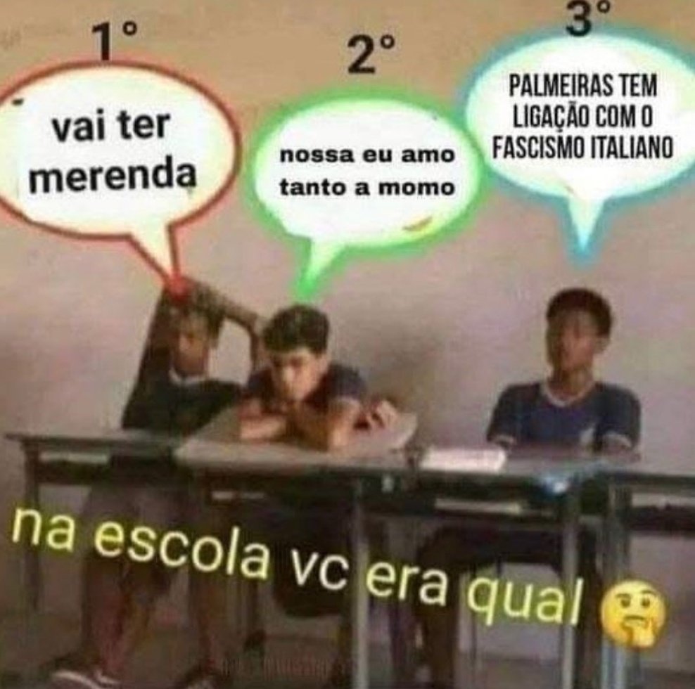 Na escola vc era qual? 🤔