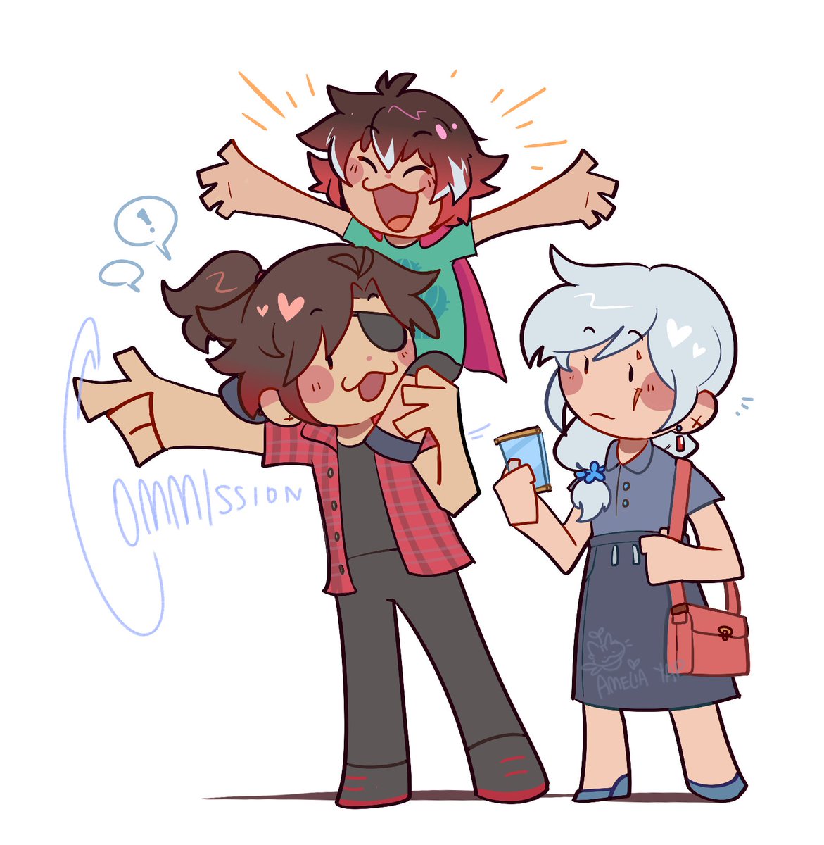 comm for servin-it-up-garys-way on tumblr

their lil wr child :) #RWBY #whiterose