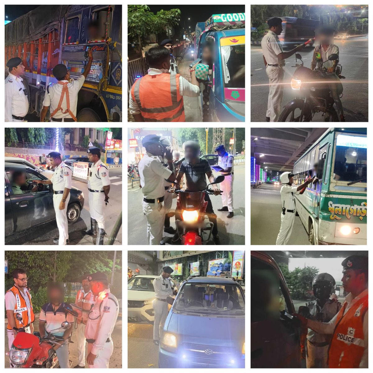 DCTrafficBDN's tweet image. Drunken driving checks are being conducted across the Commissionerate area. Don't mix drinking with driving. — your safety and others’ lives matter. 🚔🚫
#RoadSafety #SafeDriveSaveLife #DontDrinkAndDrive
@bidhannagarpc